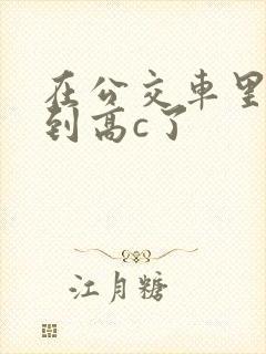 在公交车里c弄到高c了