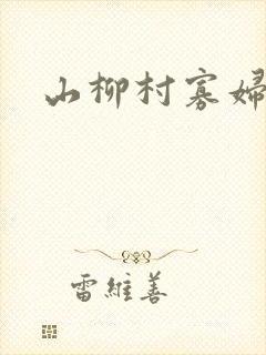 山柳村寡妇情史