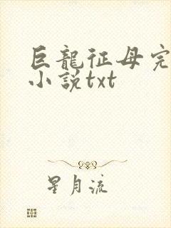 巨龙征母完结版小说txt