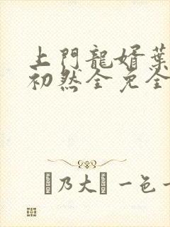 上门龙婿叶辰萧初然全免全集