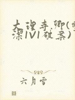 大理寺.卿(双洁1V1破案)