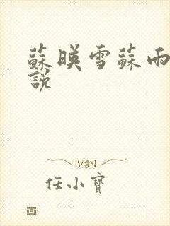 苏映雪苏雨柔小说