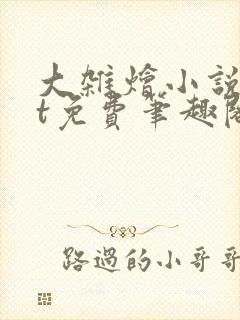 大杂烩小说txt免费笔趣阁