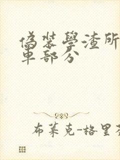 伪装学渣所有开车部分