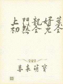 上门龙婿叶辰萧初然全免全集