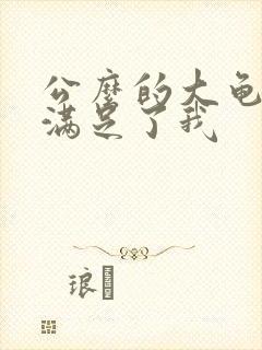 公么的大龟强大满足了我