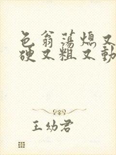 色翁荡熄又大又硬又粗又动态图