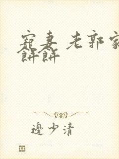 宠妻 老郭家的饼饼