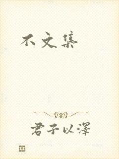 不文集