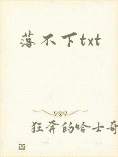 落不下txt
