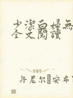少洁白妇无删减全文阅读