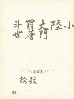 斗罗大陆小说绝世唐门