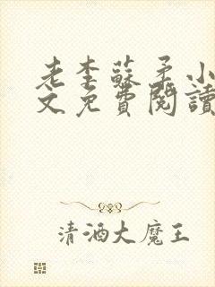 老李苏柔小说全文免费阅读