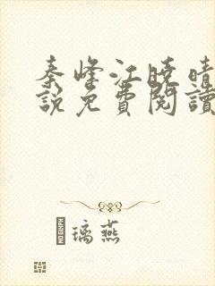 秦峰江晓晴的小说免费阅读