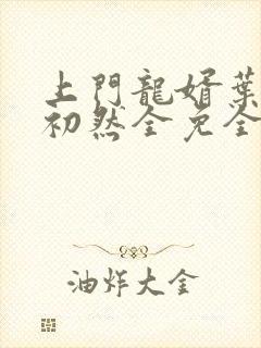 上门龙婿叶辰萧初然全免全集