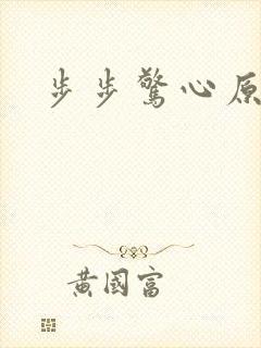 步步惊心原著