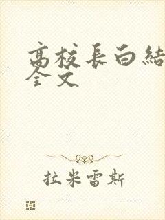 高校长白结小说全文