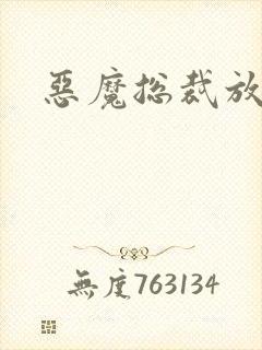 恶魔总裁放了我