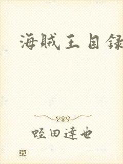 海贼王目录