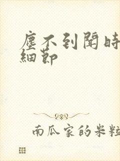 尘不到闻时顶腰细节