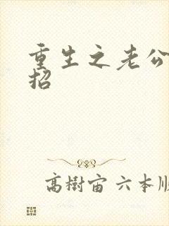 重生之老公请接招