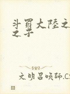 斗罗大陆之七怪之子