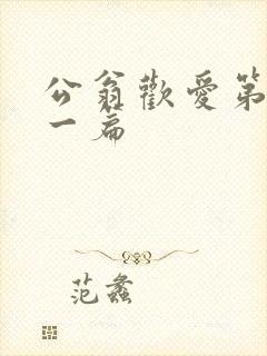 公翁欢爱第三十一篇