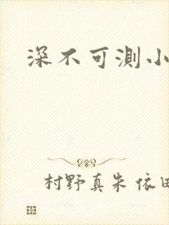 深不可测小说