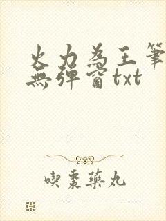 火力为王笔趣阁无弹窗txt