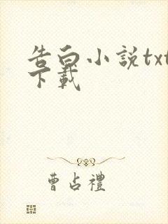 告白小说txt下载