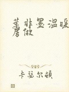 叶非墨温暖在厨房做