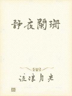 静夜阑珊