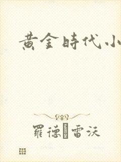 黄金时代小说