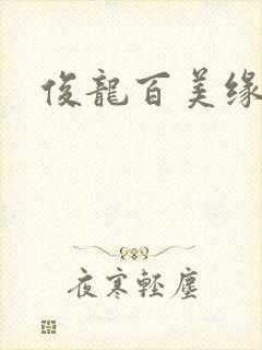 俊龙百美缘小说