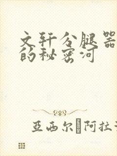 文轩分腿器河马的秘密河