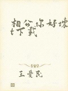 相公你好坏txt下载