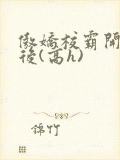 傲娇校霸开荤以后(高h)