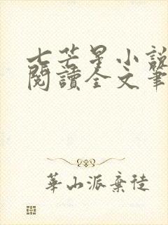 七芒星小说免费阅读全文笔趣阁