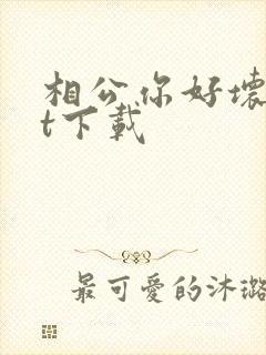 相公你好坏txt下载