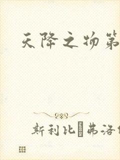 天降之物第一季