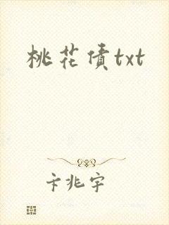 桃花债txt