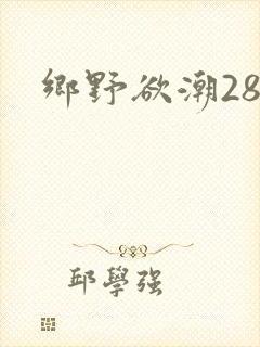 乡野欲潮28章