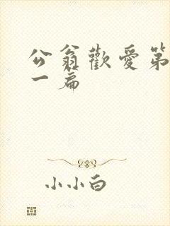 公翁欢爱第三十一篇