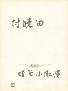 付晓田