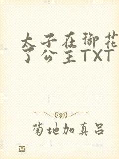 太子在御花园要了公主TXT