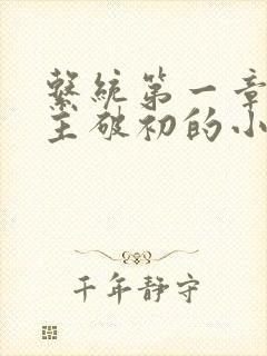 系统第一章给宿主破初的小说