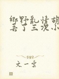 乡野乱情胡秀英丢了三次小说