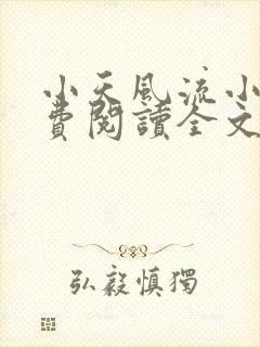 小天风流小说免费阅读全文最新章节