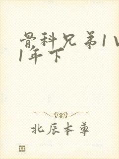 骨科兄弟1 V1年下