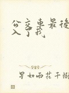 公交车最后一排入了我